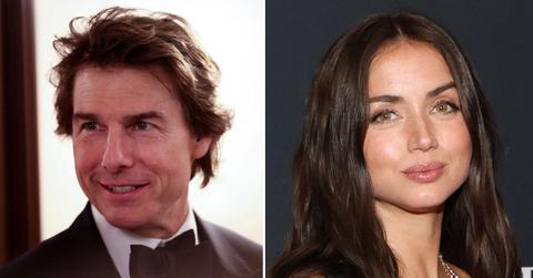 Composite photo of Tom Cruise and Ana de Armas.