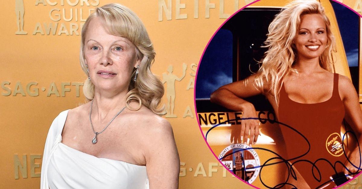 Photo of Pamela Anderson. 