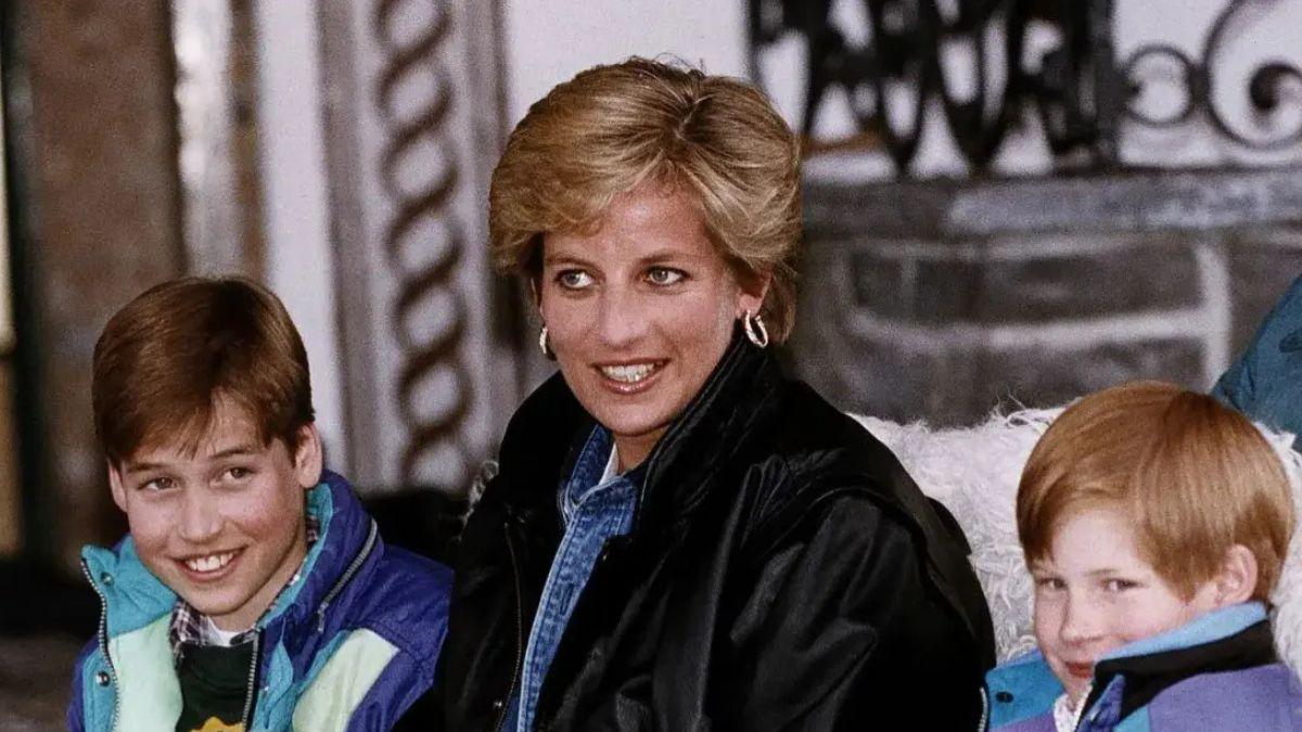 image of William, harry, Diana