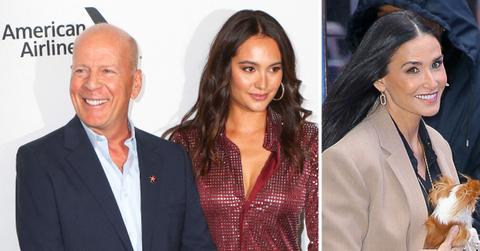 bruce willis wife emma welcomes advice demi moore dementia battle pp