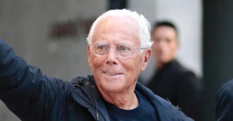 Photo of Giorgio Armani.