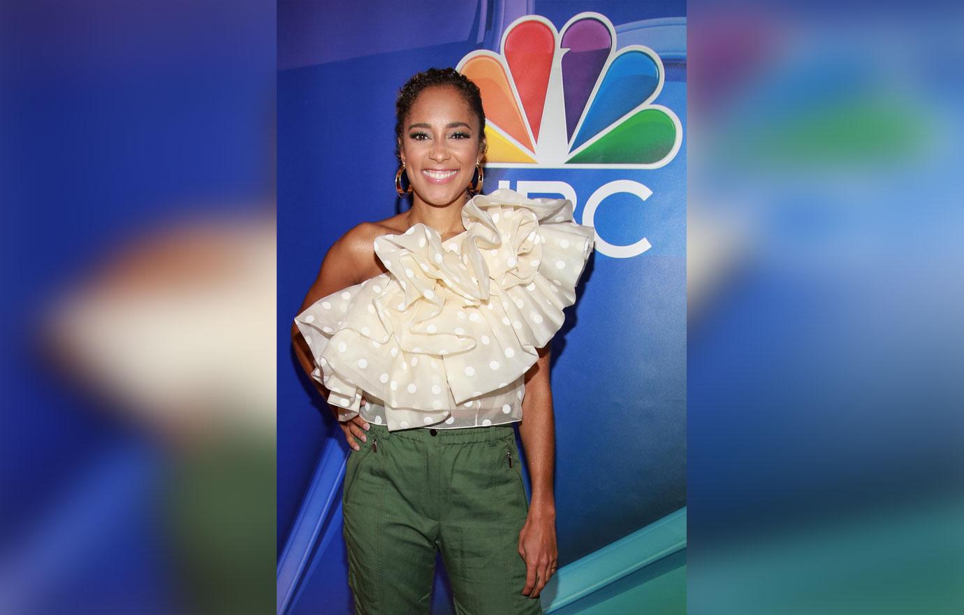 Amanda Seales Frilly Shirt