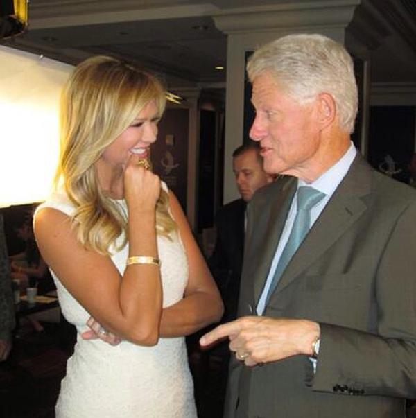 Nancy O&#8217;Dell Bill Clinton