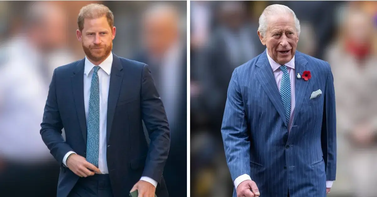 Photo of Prince Harry and King Charles