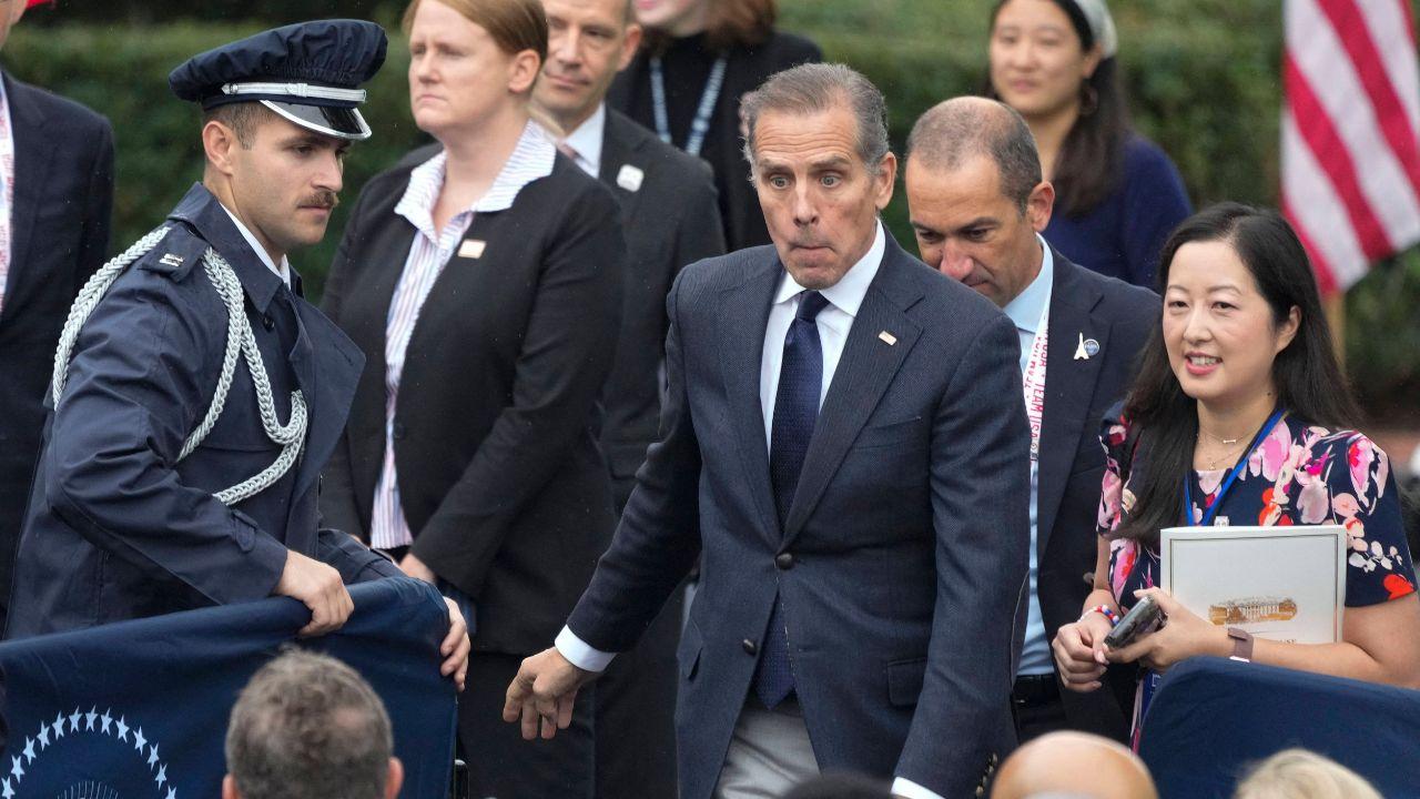 Photo of Hunter said the presidency took his father away from his family. 