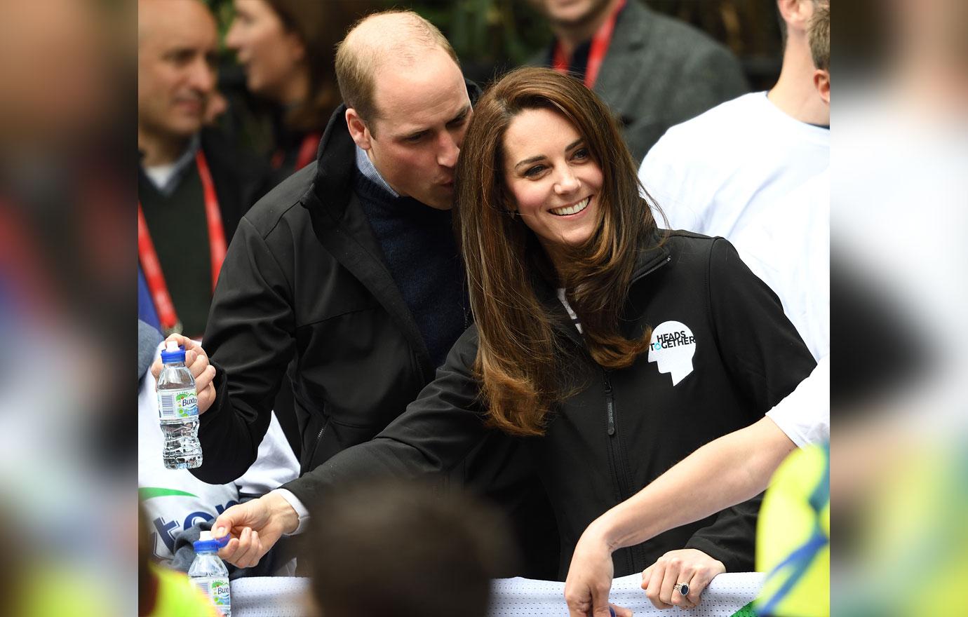 Kate Middleton Prince William Harry London Marathon Photos 02