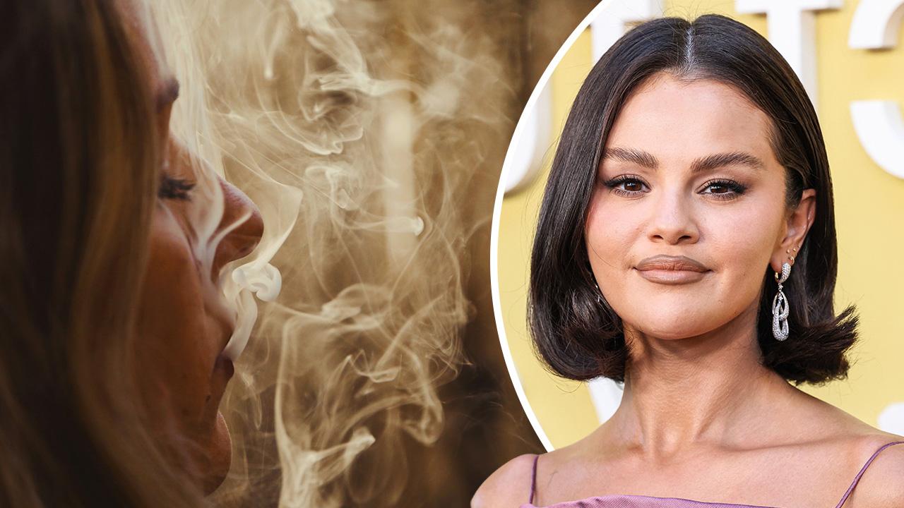 Image of Selena Gomez discussed her past nicotine addiction.