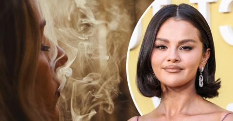 Image of Selena Gomez discussed her past nicotine addiction.