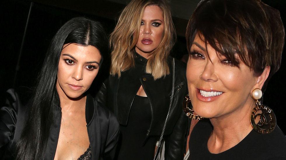 Khloe kardashian kourtney kardashian blame kris jenner