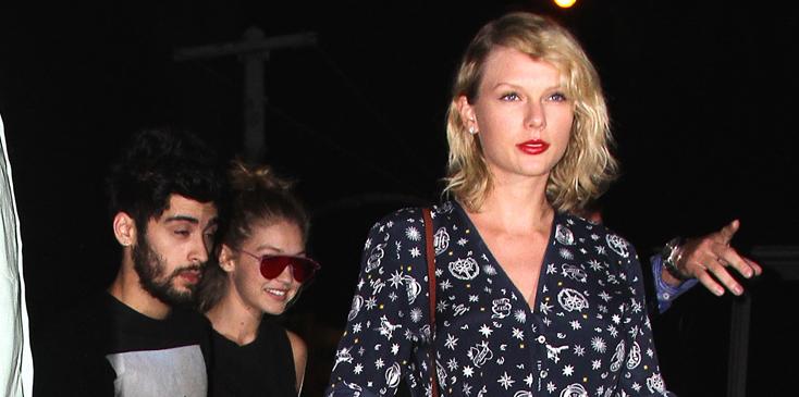 Taylor Swift Heads out with Gigi Hadid and Zayn Malik in NYC