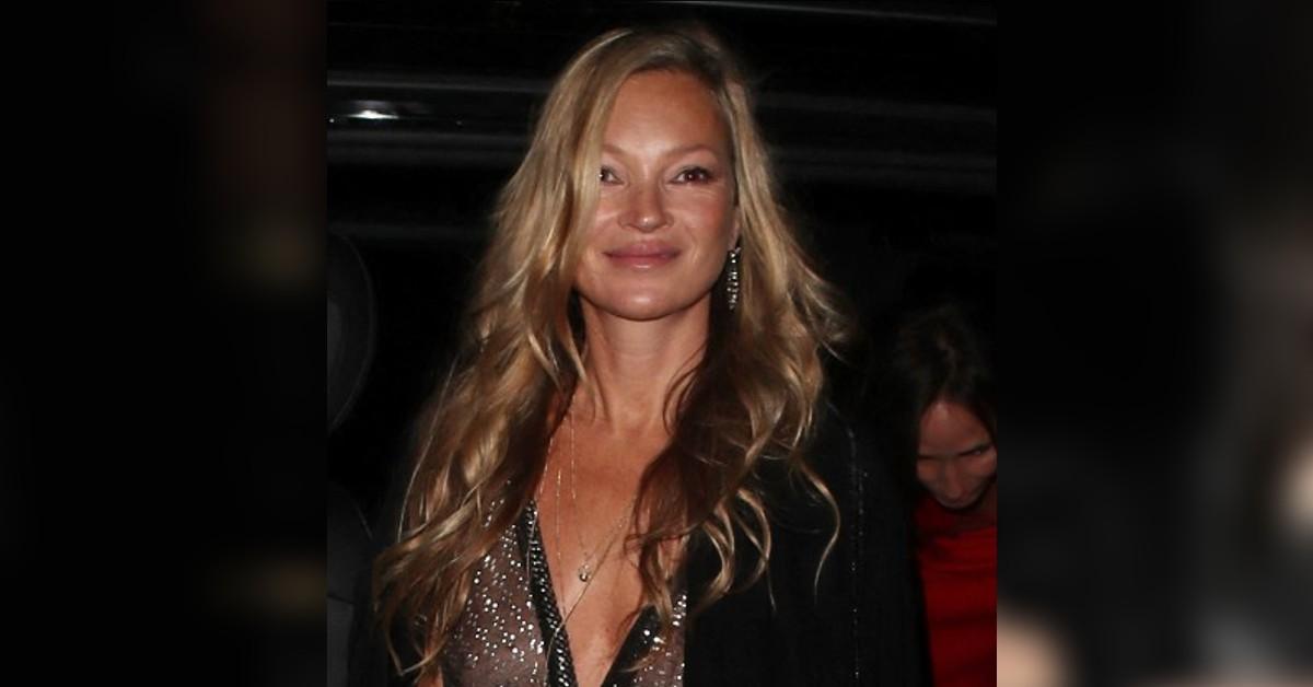 Kate Moss Wears Sheer Dress Amid Concerns She's Partying Again: Photos