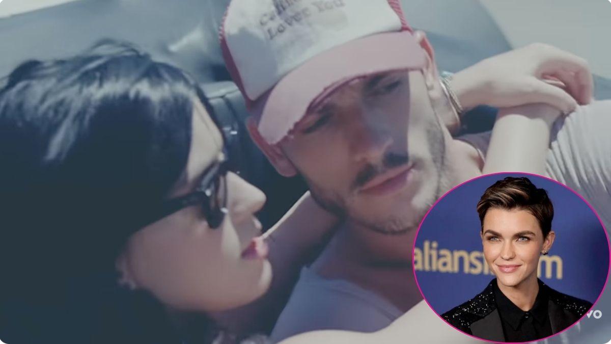 Composite photo of Katy Perry, Josh Kloss and Ruby Rose