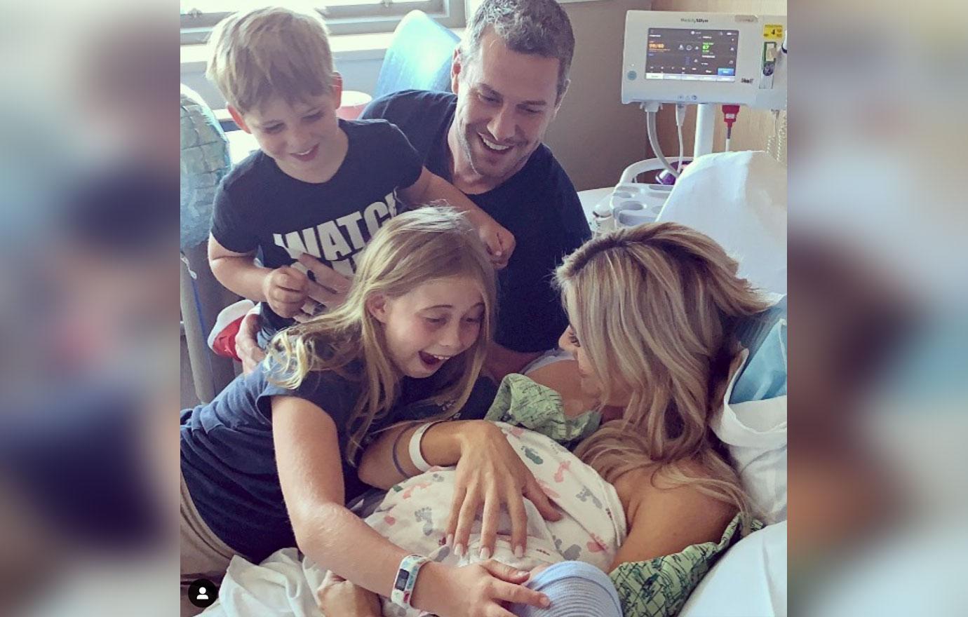 Christina Anstead Leaves Hospital Wheelchair Baby Son Hudson