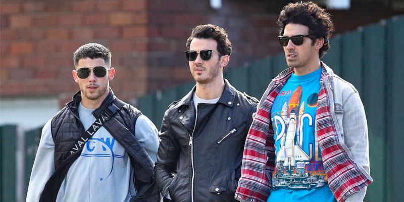 Jonas brothers reunion filming photos