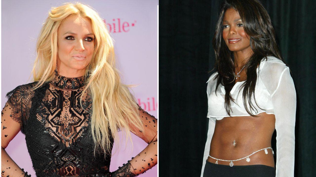 Split image of Britney Spears and Janet Jackson
