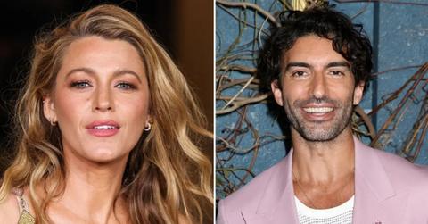 Photo of Blake Lively; picture of Justin Baldoni.