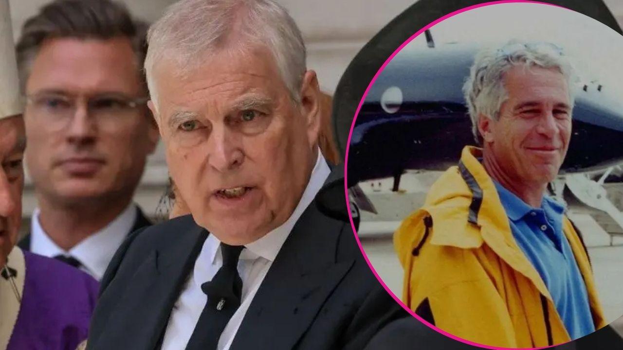 image of prince Andrew and epstein