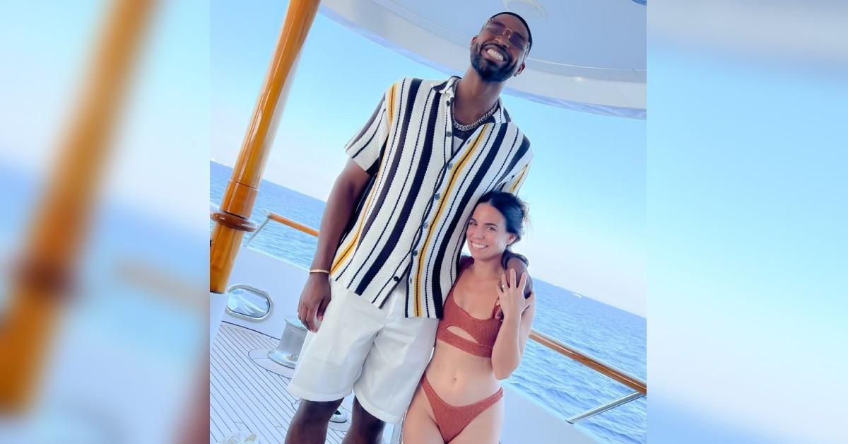 Who Is The Bikini Clad Woman With Tristan Thompson?