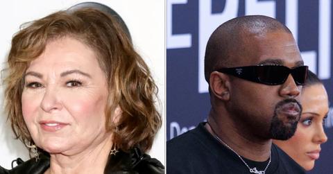 Composite phot of Roseanne Barr and Kanye West
