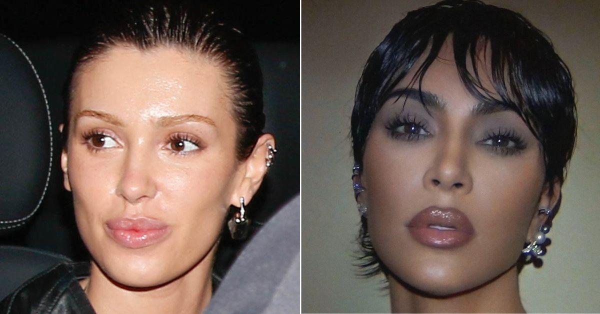 Photo of Bianca Censori and Kim Kardashian