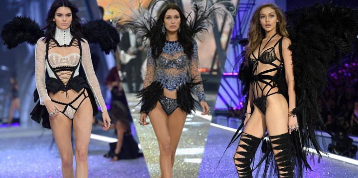 kendall bella gigi victorias secret fashion show long