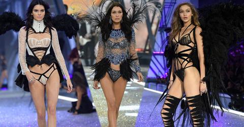 kendall bella gigi victorias secret fashion show long