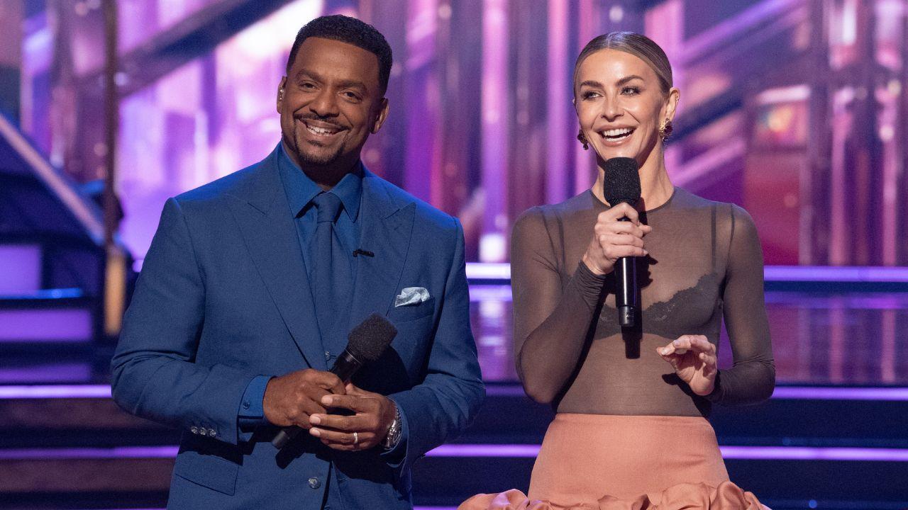 Image of Julianne Hough received backlash online for her outfit.
