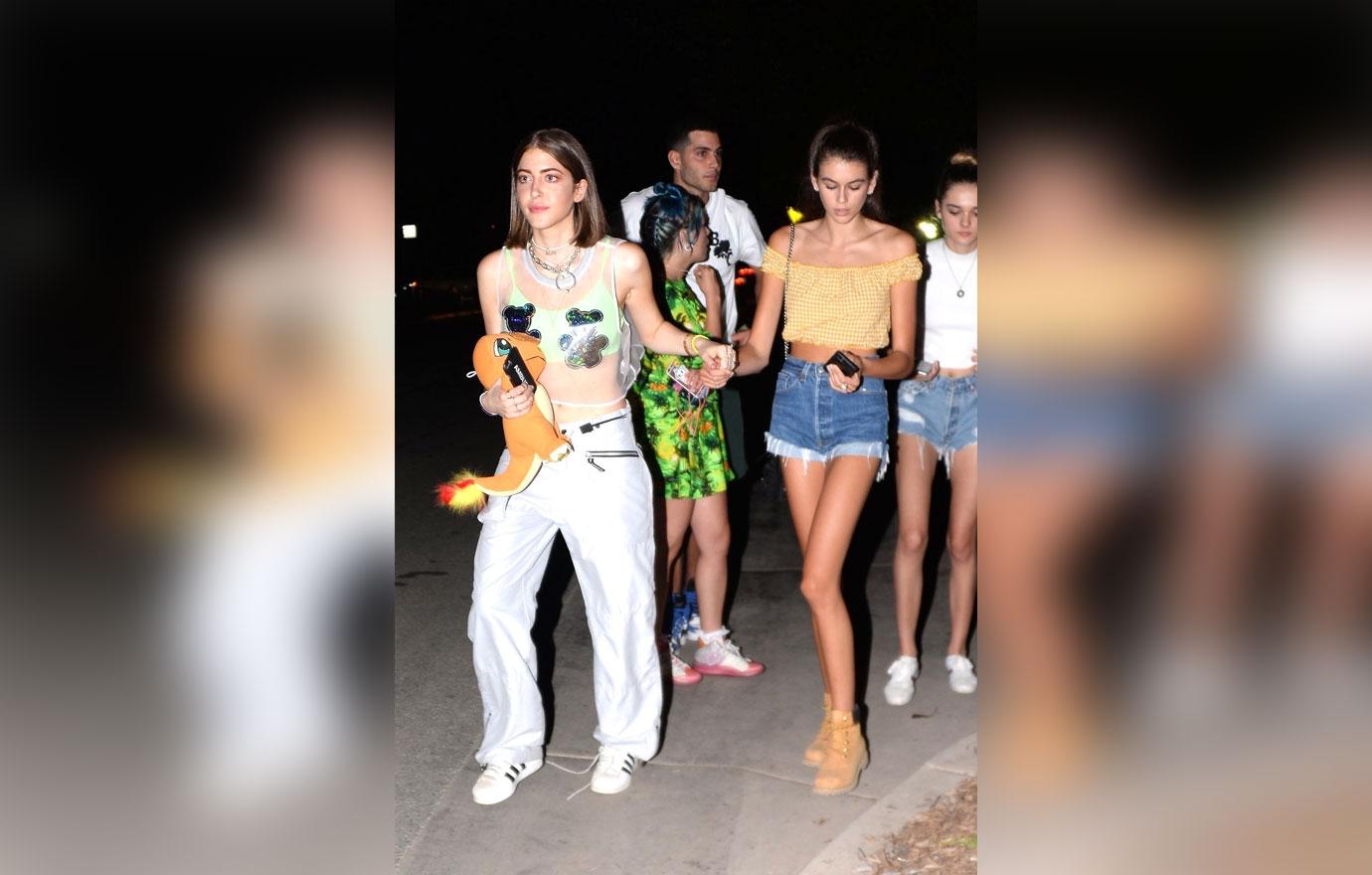 Kaia Gerber Celebrates 16th Birthday With Friends In Malibu!