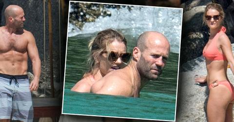 Rosie huntington whiteley bikini jason statham shirtless beach thailand