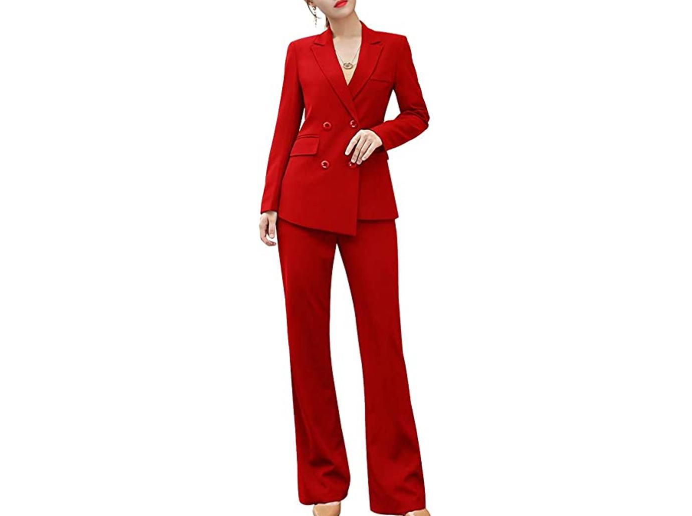 priyanka chopra hotter than ever red sergio hudson power suit shop