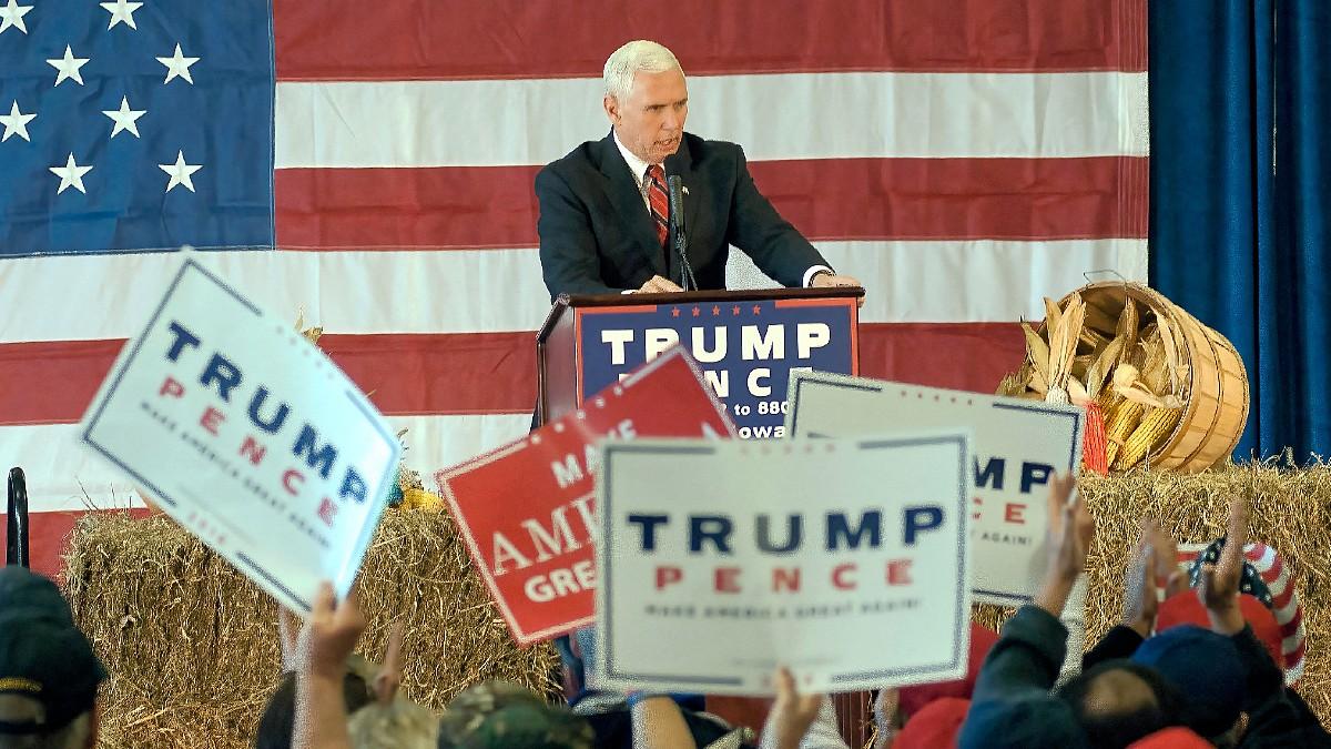 image of Pence is actively attempting to steer the GOP back toward traditional conservatism.
