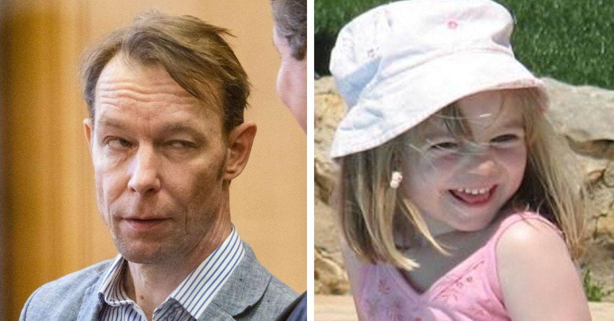 split photo of Christian Brueckner and Madeleine McCann
