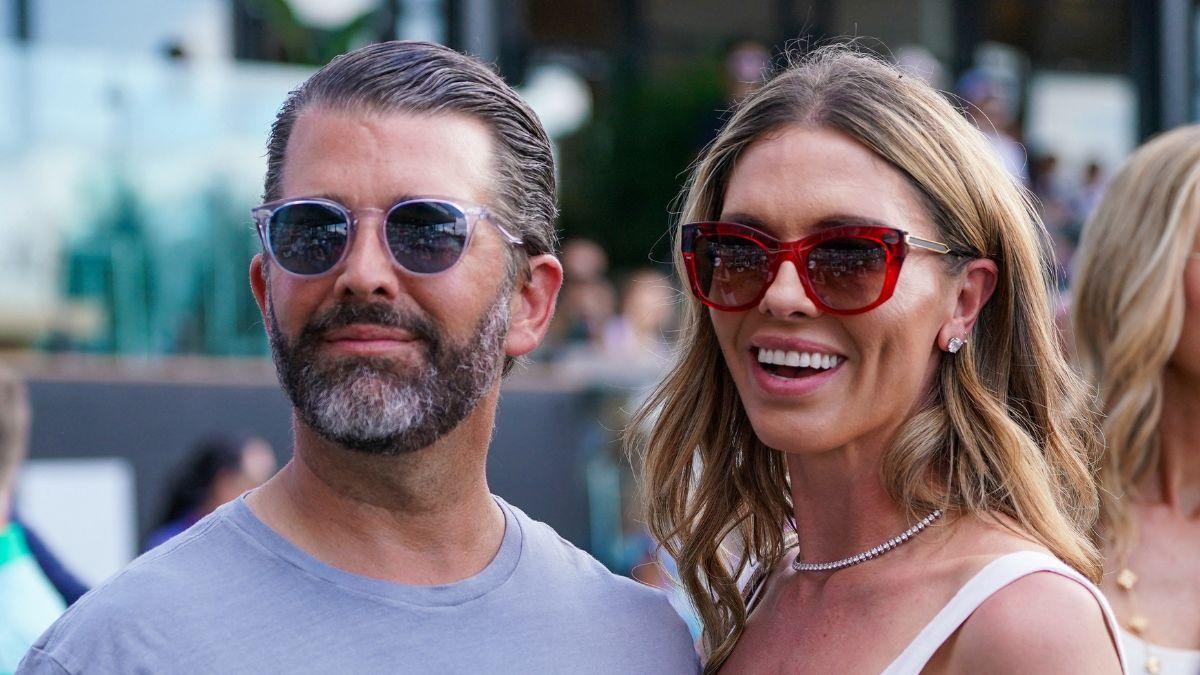 Photo of Donald Trump Jr. and Bettina Anderson.