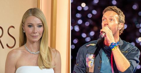 Split photo of Gwyneth Paltrow and Chris Martin.