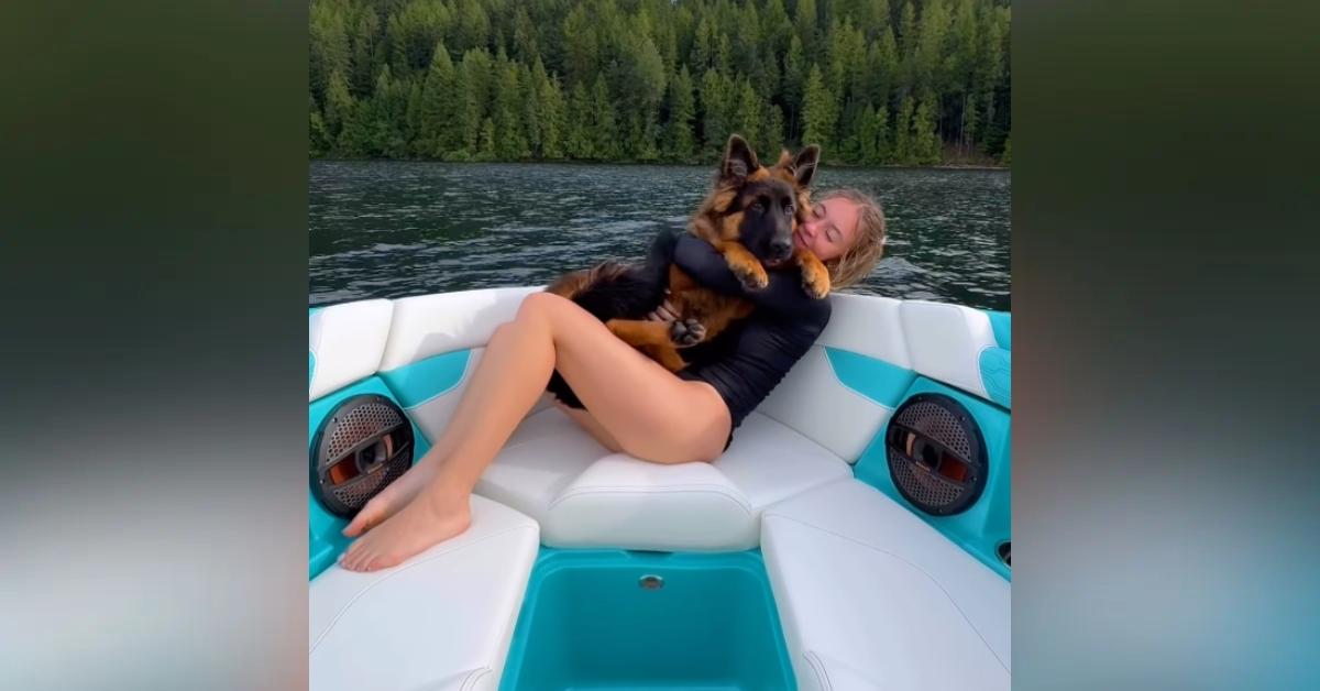 Image of an unidentified man had his arms wrapped around Sydney Sweeney while they rode a jet ski on Friday, July 25.
