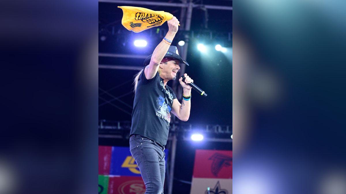 Image of Bret Michaels abandoned the Freedom 250 music event.