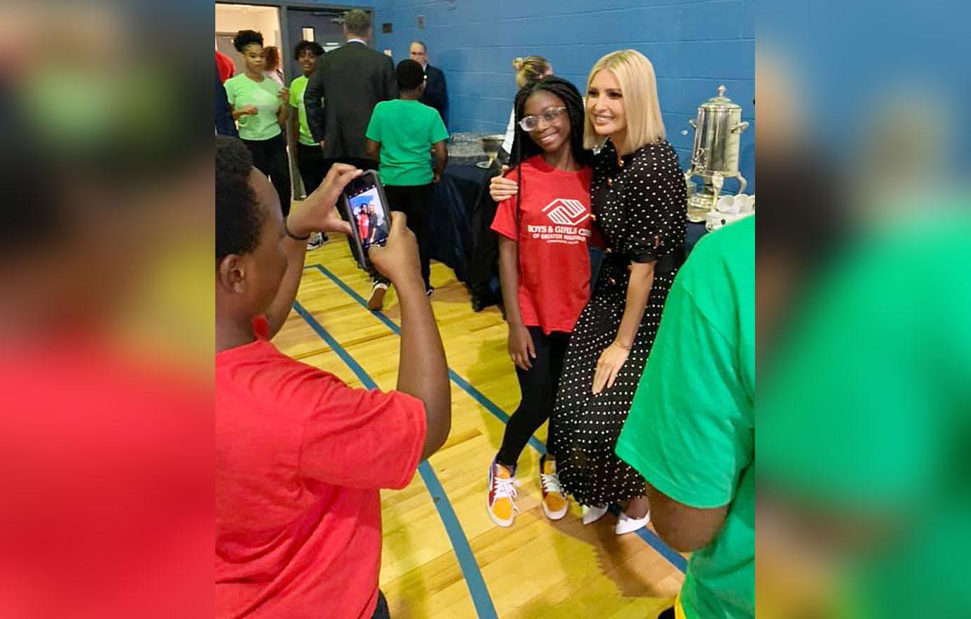 Ivanka Trump visited the Boys and Girls Club of Greater Washington