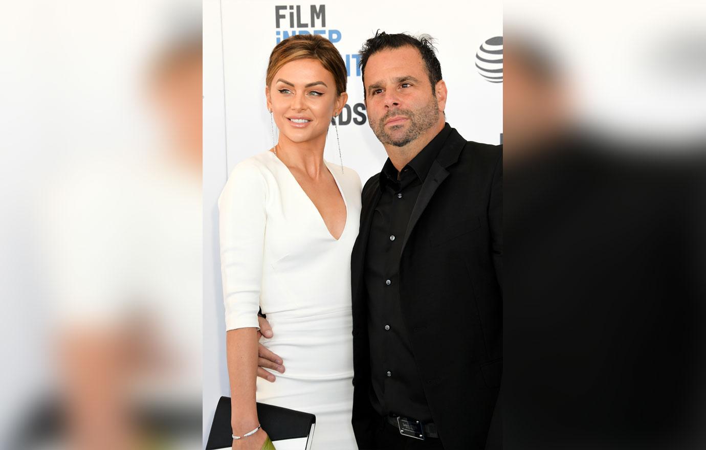 Lala Kent In White Dress With Randall Emmett