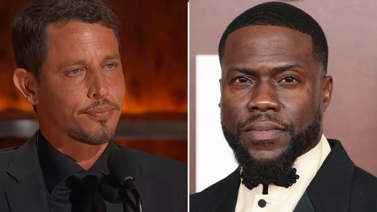 Photo of Tony Hinchcliffe and Kevin Hart