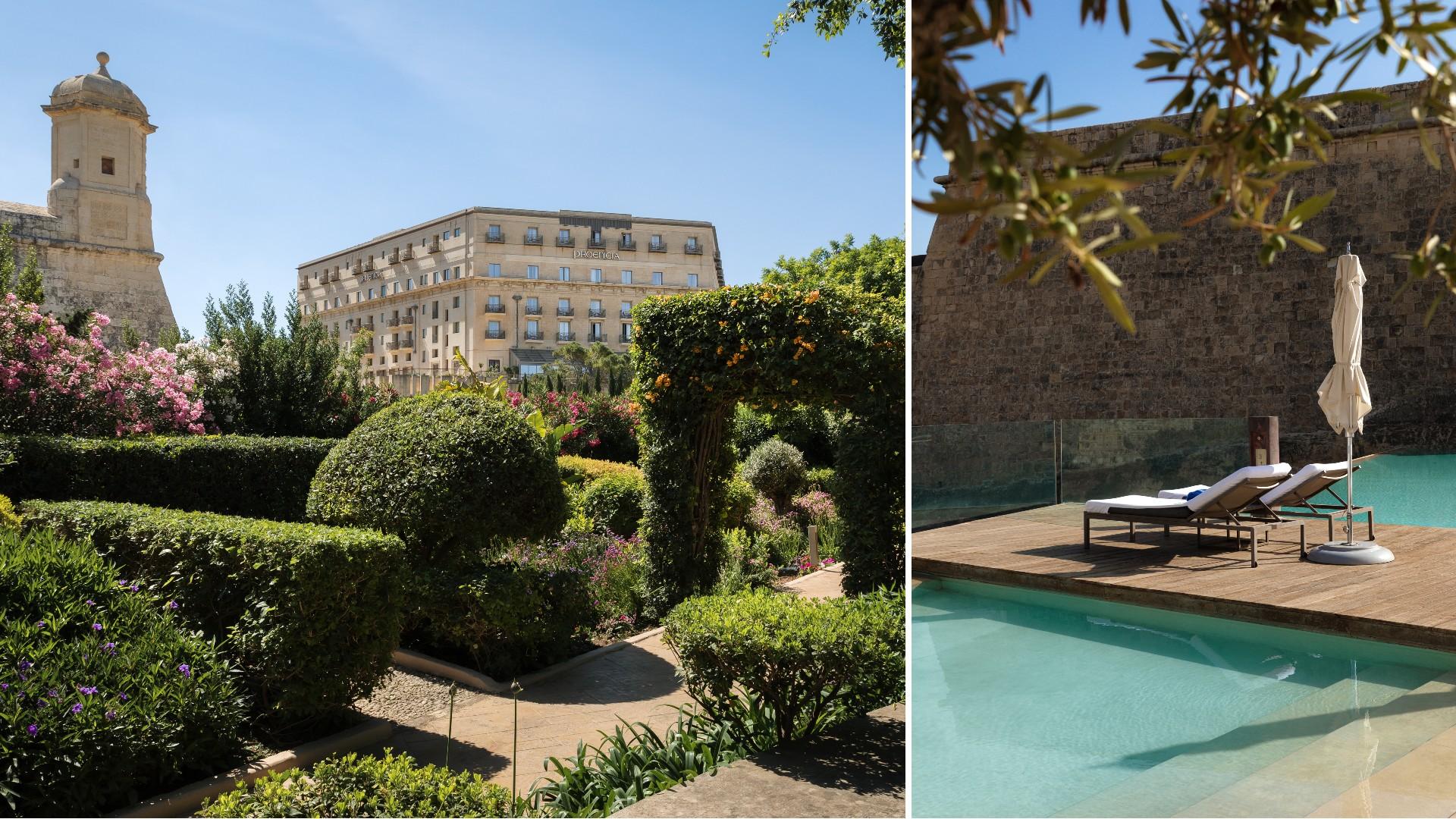 pool garden split