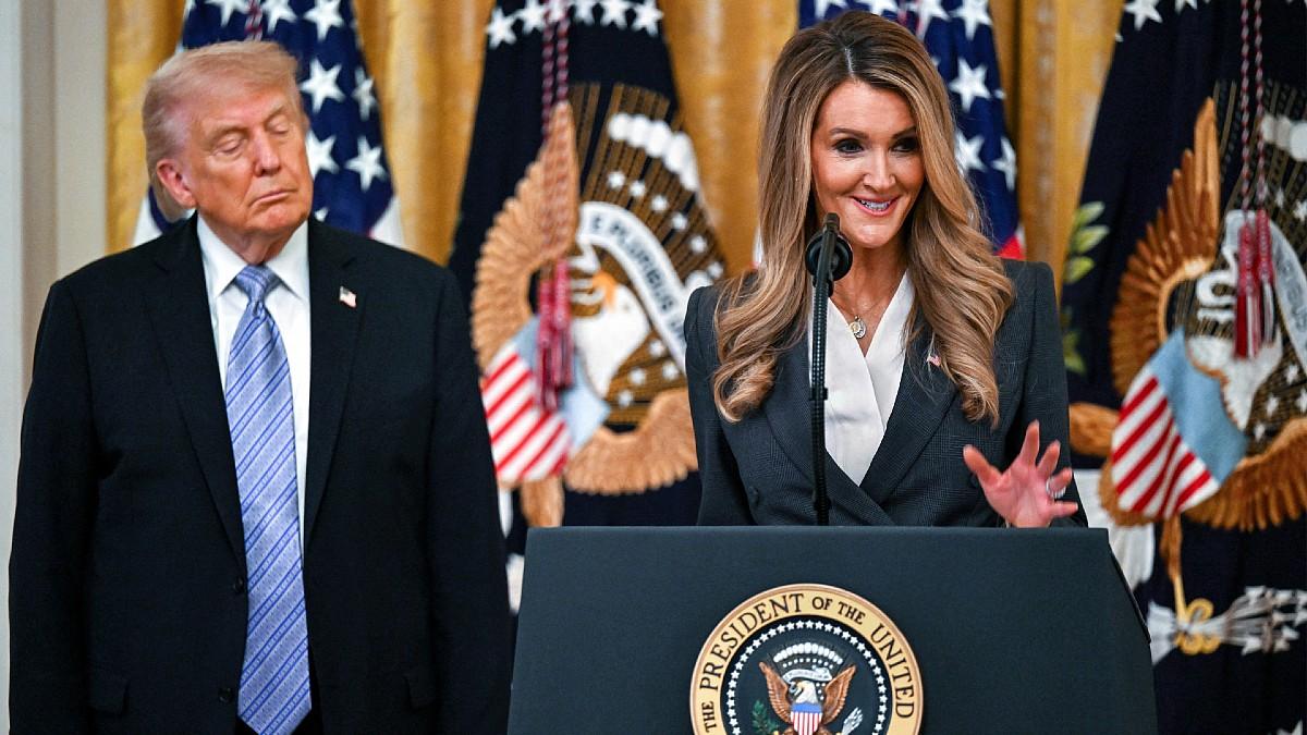 image of On Monday, May 4, Trump appeared to fall asleep.