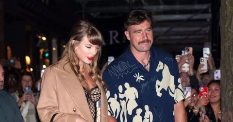 Photo of Travis Kelce and Taylor Swift