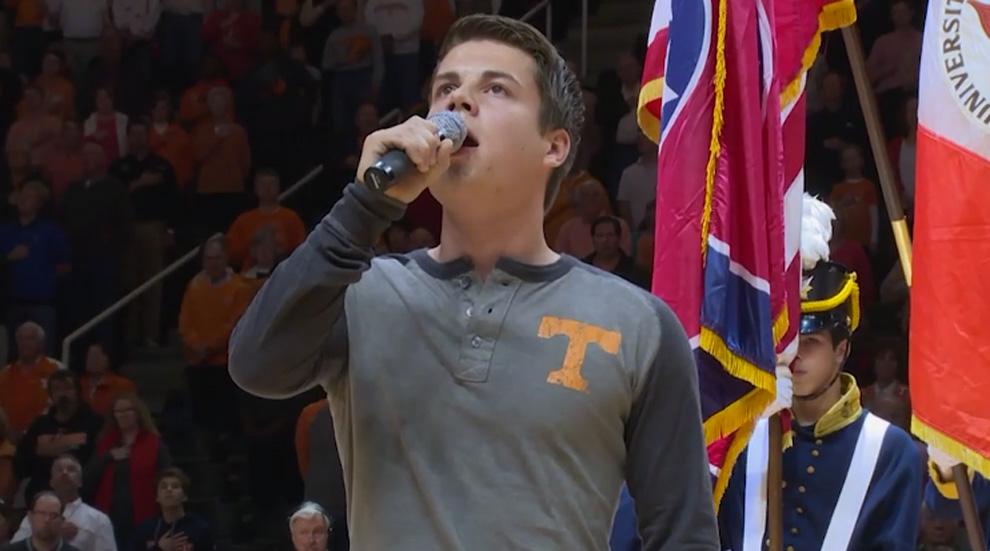 Lawson bates national anthem tennessee