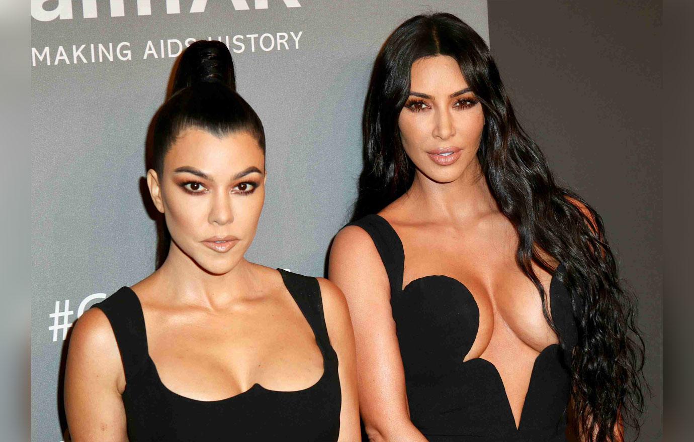 kim and kourtney kardashian