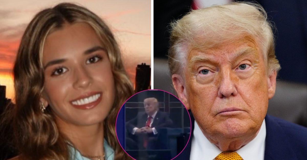 kai trump accused of ignoring donald trump during fireworks