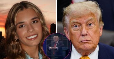 kai trump accused of ignoring donald trump during fireworks