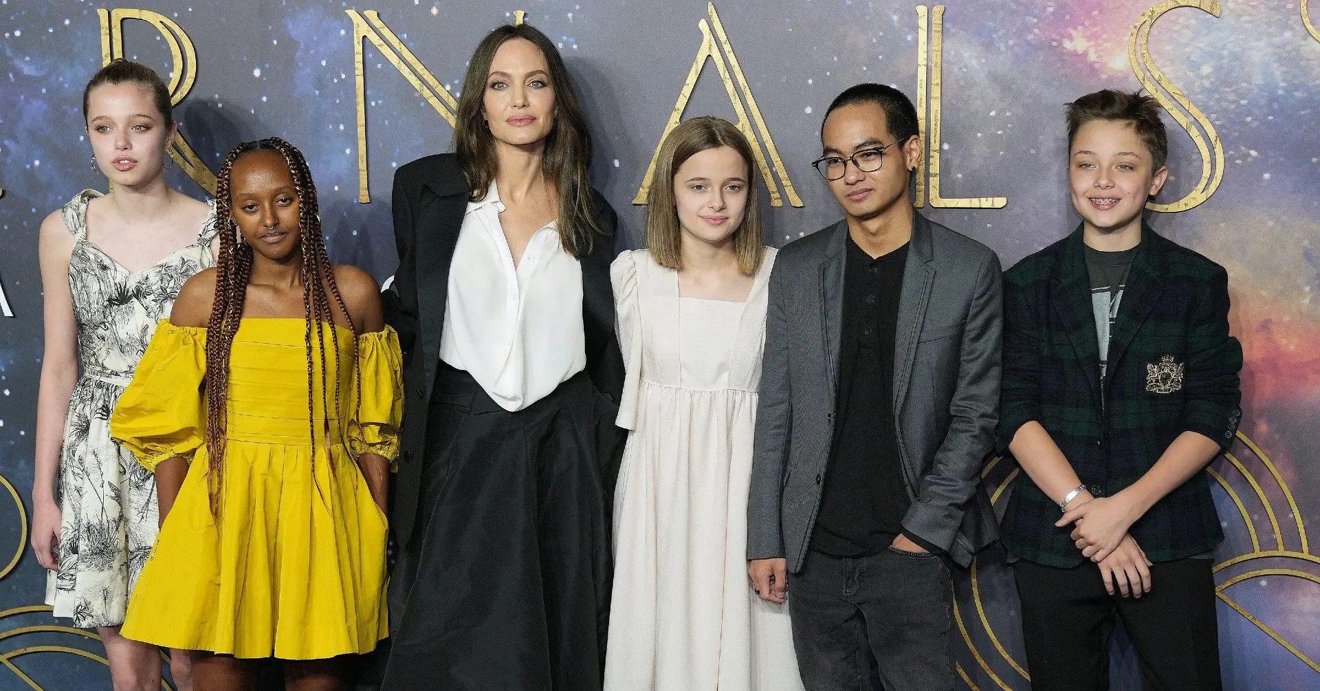 brad pitt angelina jolies daughter shiloh dropped dad last name painful events