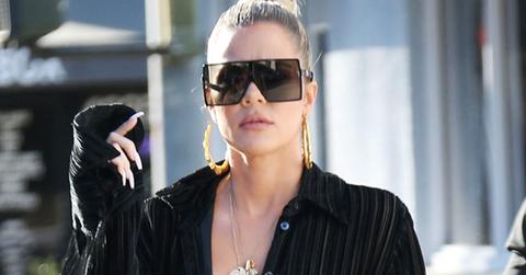 Khloe Kardashian Black Sunglasses Dating Life Coparenting Tristan Thompson