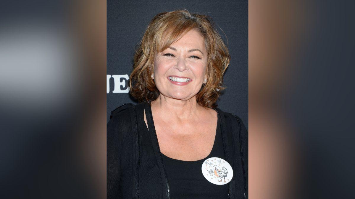 Image of Roseanne Barr revealed that a tree hit her in the head and trapped her in her tractor.