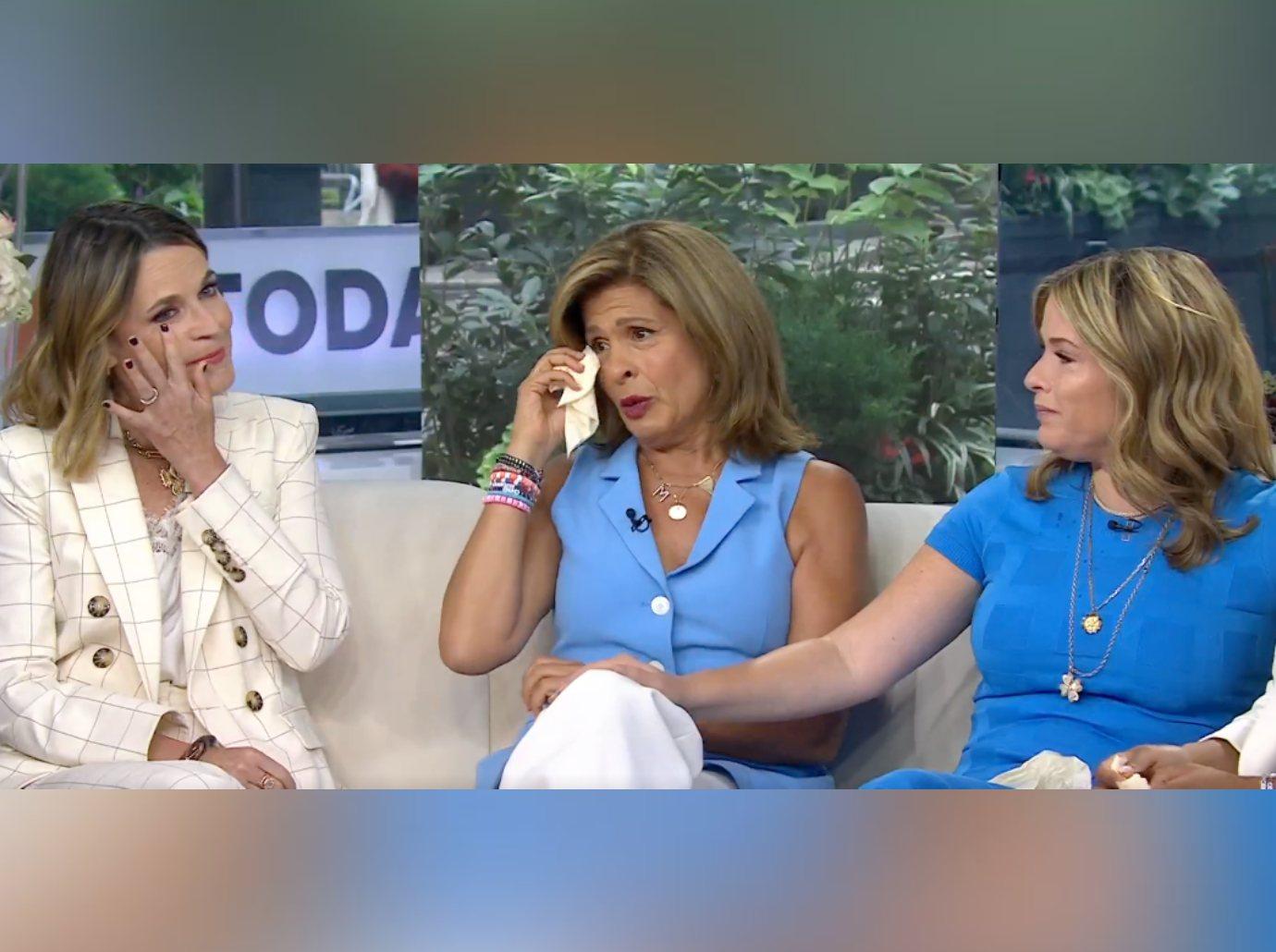 hoda kotb today costars sob announces departure show watch